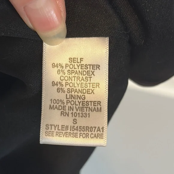 Charlotte Russe Blue and Black Ruched Wrap Mini Dress - Picture 9 of 9